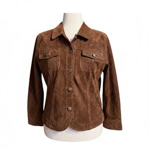 Erin London Brown Jean Jacket - Size M